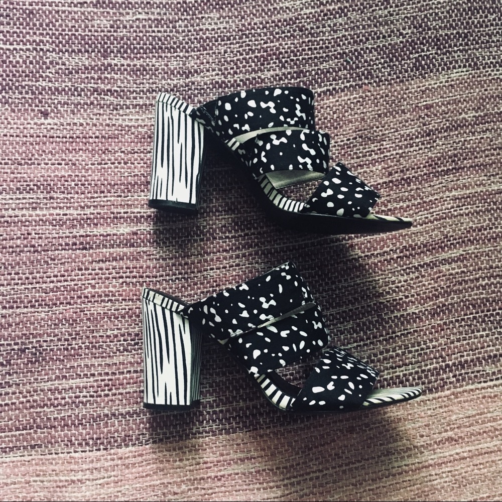 Black and White Mules